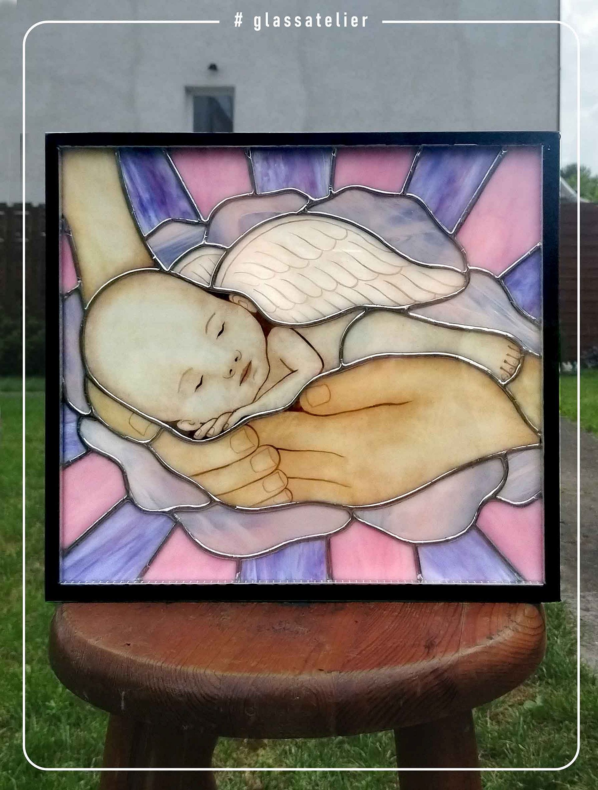 witraż do nagrobka 9